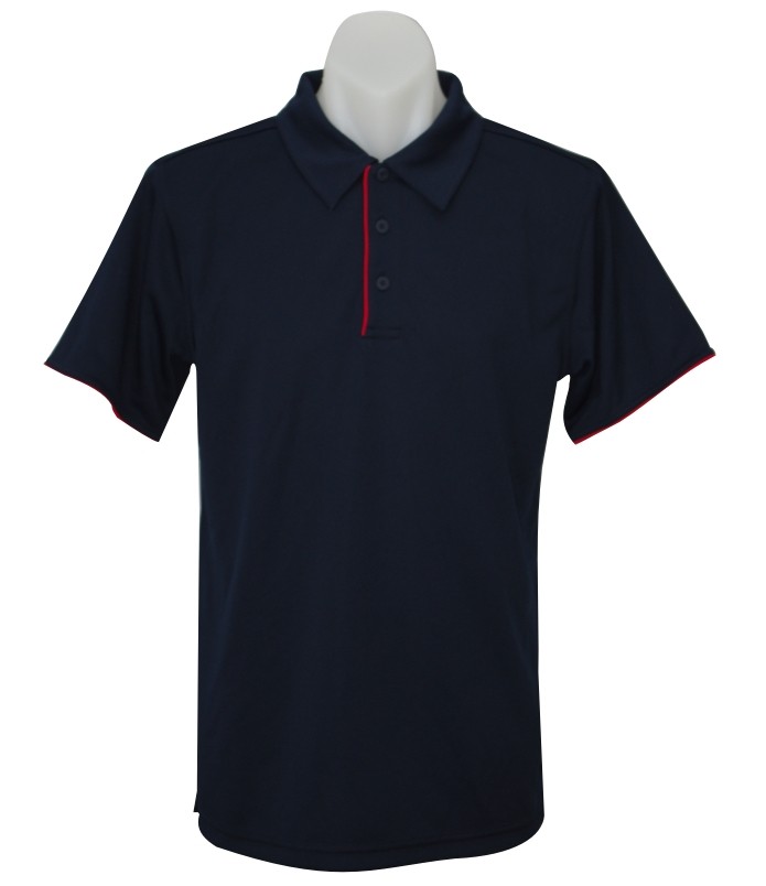 navy red yarra polo shirts